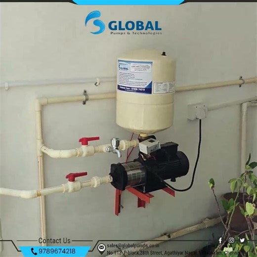 Home Water Showers Booster Pumps | Installation in Perungalathur #boosterpump #globalpumps