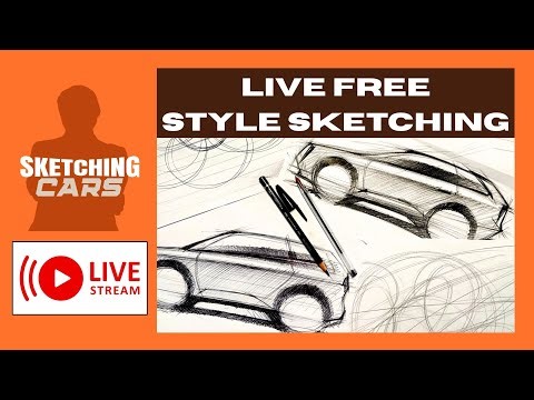 LIVE Drawing Cars with Luciano Bove