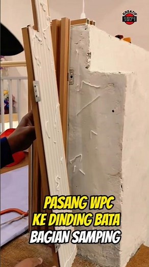 Pasang WPC ke tembok bata, bagian samping