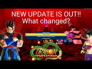 NEW UPDATE FOR DRAGON GENERATIONS!! Private Servers are now Private Networks?!