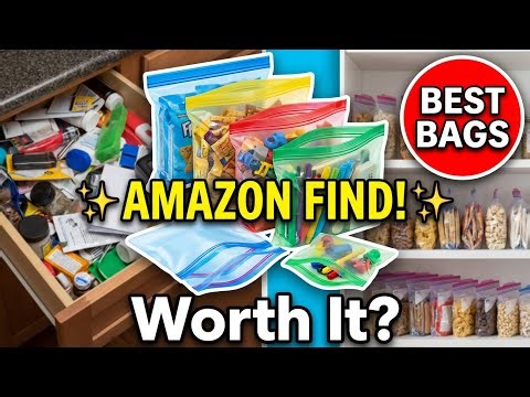 ✨ Amazon Zipper Bags Review - Game Changer for Organization! 😱 Worth It?