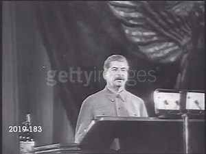 Joseph Stalin's Speech, By Start of WW2 (1939)