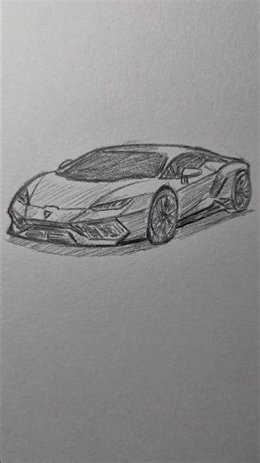 How to draw a Lambo