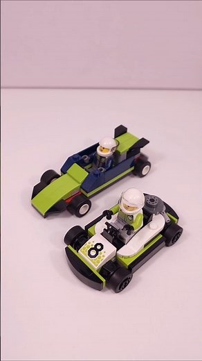 LEGO City Go-Kart Racer (30719) vs Race Car (30640) #shorts ‪@TopBrickBuilder‬