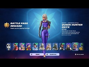 HOW TO GET QUEEN HUNTER ONYX SKIN IN FORTNITE!