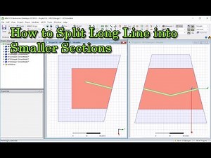 How to Split Long Line into Smaller Sections