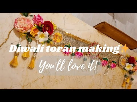 Toran making at home!