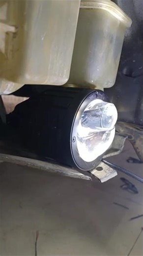 fog lamp installed in brezza car