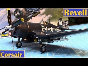 Complete! Revell F4U-4 Corsair 1/48 Scale Model Kit Build