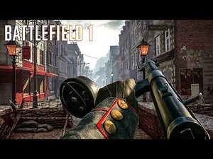 Battlefield 1 Multiplayer Gameplay MP18 Weapon No Commentary