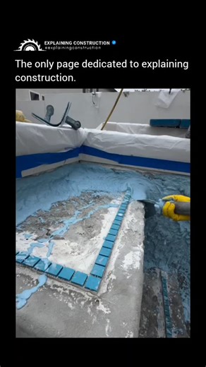 Explaining Construction on Instagram: "This is how pools are finished up By @primetimepoolplastering"