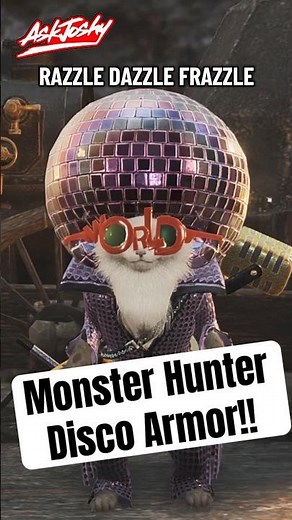 Monster Hunter Wilds Disco Outfits 🪩 Razzle Dazzle Frazzle Gala Armor MH #mhwilds #monsterhunter