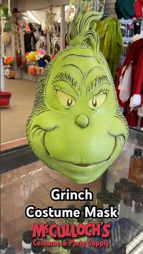 Which Grinch Costume mask is best? #shortvideo #costume #short