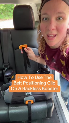 How to Properly Use a Shoulder Belt Positioning Clip on a Backless Booster Seat