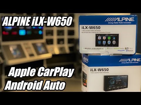 Alpine ILX-W650 unboxing and demo. Double DIN radio Apple CarPlay and Android Auto for under $300!