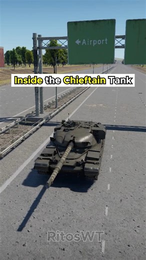 Inside the Chieftain Tank - Real Life and War Thunder