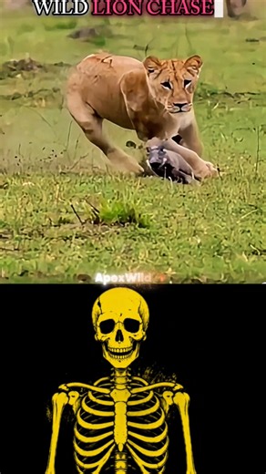 Lion Shows Mercy to a Crying Baby Deer 🦁❤️ | Emotional Wildlife Moment #Shorts