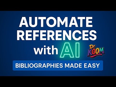 How to Automate Academic References & Bibliographies with AI Tools | Zotero Tutorial