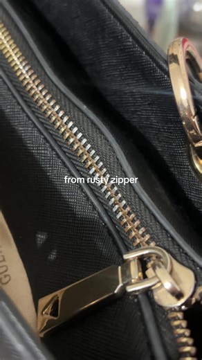 Transform Rusty Zipper with Liquid Gold Pen