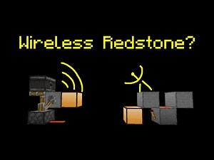 Wireless Redstone in Minecraft Bedrock Edition!