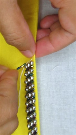 24K views · 125 reactions | Amazing border embroidery瑱臨 #love #fblifestyle #handmade #viral #reels | Crafty Needles 7 | Facebook