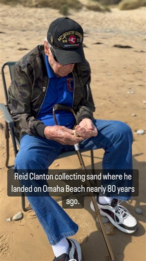 2.3M views · 51K reactions | Reid Clanton collecting sand where he...