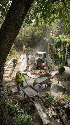 “Be honest… would you believe this is the SAME backyard? 😳