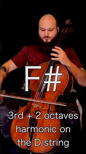 The ONLY major scale you can play with Natural Harmonics on Cello