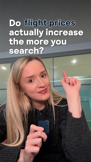 Do flight prices actually increase the more you search? It’s a question we get all the time at Skyscanner. The truth is it’s not true. The cost of a flight is determined by a few different factors including supply and demand, aircraft availability, route popularity, time of year and even legislation. The prices often change (and quickly) which can make it feel like they’re changing every time you search. If you’re looking to save some money on flights, you can set up price alerts, search by mont