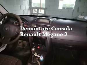 Demontare Consola Renault Megane 2- Renault Megane 2 Central Console Removal