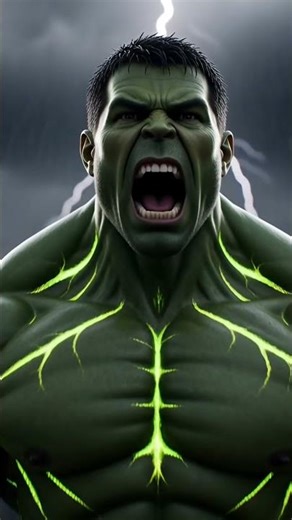 HULK MODE ACTIVATED 💥 Cinematic Video #Hulk #HulkAI