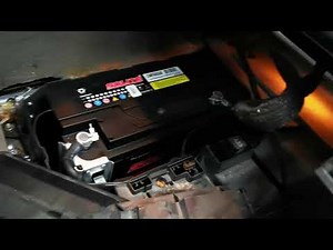 VW Touareg Battery location and changing