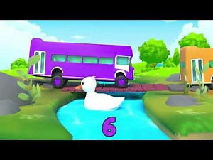 Ten Little Buses | 1-10 Counting | Fun Learning | Pilli Go | Nursery Rhymes & Kids Songs