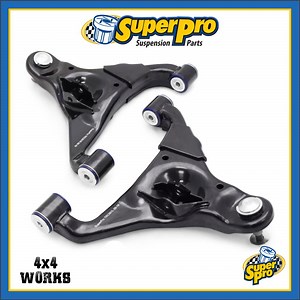SuperPro Fixed Front Lower Control Arms Ford Ranger T6 PX PX2 2011-19 Standard Pair - 4x4 Works