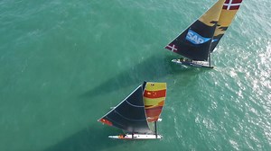 13K views · 189 reactions | Check out this stunning drone footage of the fleet on the opening day of Act 2 in Qingdao, China. © Z-drones | Extreme Sailing Series | Facebook