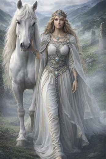 🍀🐎 Rhiannon - 5 Fun Facts on the Goddess of the Day