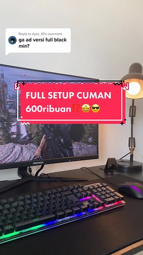 Reply to @dyzz_10 Nih udah Bang Fan buatin Bundling Khusus di TikTok.. Kalo sampe keabisan ngga tanggung ya!😉 Worth it banget soalnya🥳💯 #fyp #fypシ #gamingsetup #desksetup #bundlingpromo #fantechindonesia #headsetgaming #promo #livetiktokshop