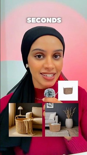 Product photos with home goods, basket edition 🧺