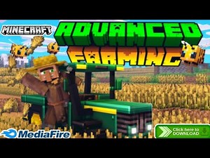 Farming addon for Minecraft pocket edition | Tractor mod for Minecraft PE | Farming mod | Roargaming