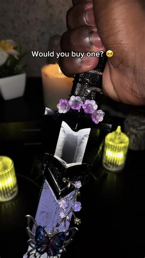 Please tell me if you like them or not! 🖤 #goth #dagger #witch