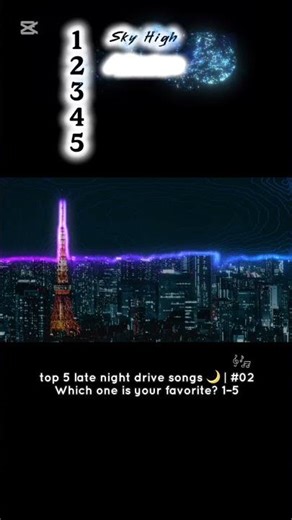 top 5 late night drive songs 🌙｜#02