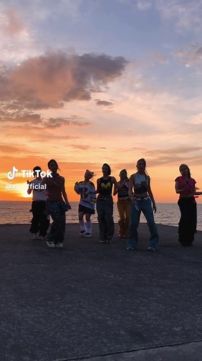 XG Official (@xg.official) - Sunsets and XG: The Ultimate Dance Combo