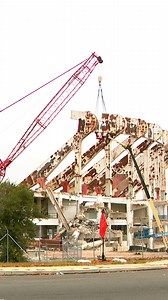 Demolition of RFK Stadium continues