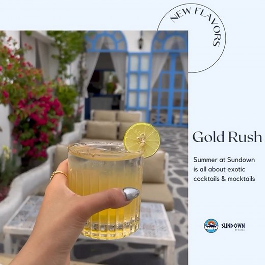 Gold Rush Cocktail Experience taste of refreshing & exotic mocktails & cocktails at Sundown KTM #sundownktm | Sundown_ktm