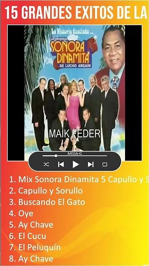 15 GRANDES EXITOS DE LA SONORA DINAMITA #shorts