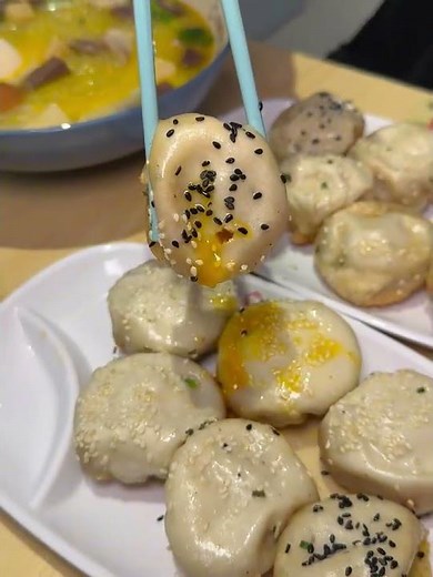 终于在马鞍山吃上小杨生煎了 #生煎包