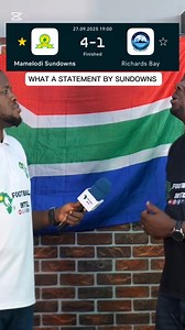 27K views · 1.6K reactions | MAMELODI SUNDOWNS 4-1 RICHARDS BAY (VICTOR SIOKWU FAN REACTIONS) || BETWAY PREMIERSHIP HIGHLIGHTS #footballintel #africanfootball #southafrica #kaboyellow #sundowns #mamelodisundowns #masadanwana | Football Intel Africa | Facebook