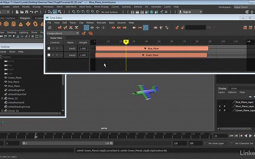 【Maya】时间线动画教程