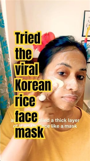 Korean Rice Face Mask for Glowing Skin