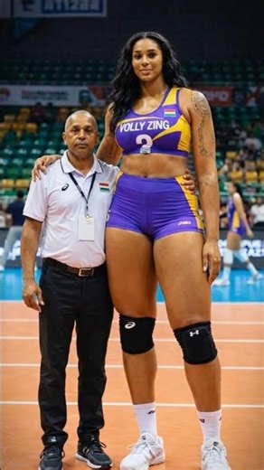 World’s Tallest Female Volleyball Player – Brazil’s Giant Athlete#volleyball #ytshorts #shorts #fyp